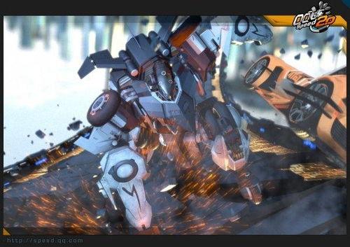 q飞最新机甲爆料,科幻造型，战力升级，未来战场风云再起